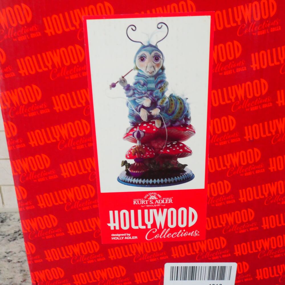 NEW Kurt Adler 15-inch Hollywood Caterpillar Nutcracker Alice in Wonderland - Picture 14 of 16